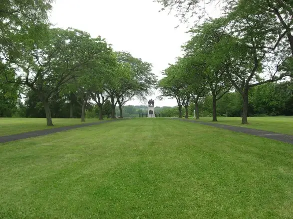 Fallen Timbers battlefield memorial monument located in Monclova, Ohio
