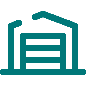 Concrete floors teal logo