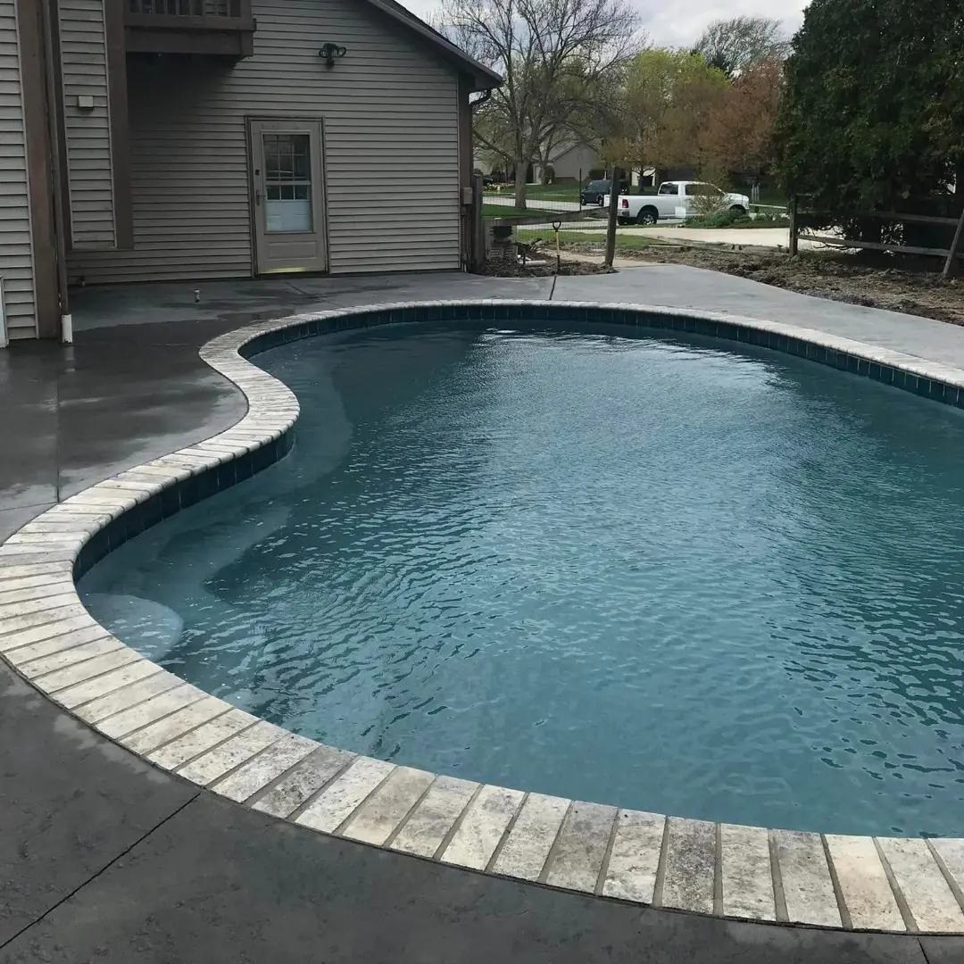 concrete pool deck